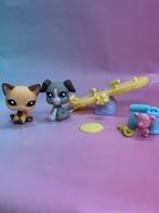 Littlest PetShop Cat Kitty #2037 Boxer #2038 complete set, Ophalen, Gebruikt