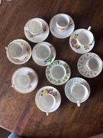 Servies- oude kopjes met bijhorend schoteltje/ chique, Ophalen of Verzenden