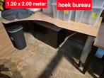 Hoekbureau - Stevig en ruim!, Huis en Inrichting, Bureaus, Ophalen, Gebruikt, Bureau