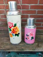 Vintage thermoskannen roze en wit, Ophalen