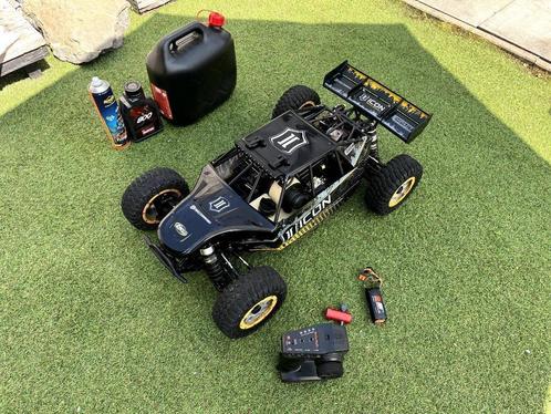 Losi DBXL 2.0 – Uitstekende Staat – Zenoah 32cc + Upgrades, Hobby en Vrije tijd, Modelbouw | Radiografisch | Auto's, Zo goed als nieuw