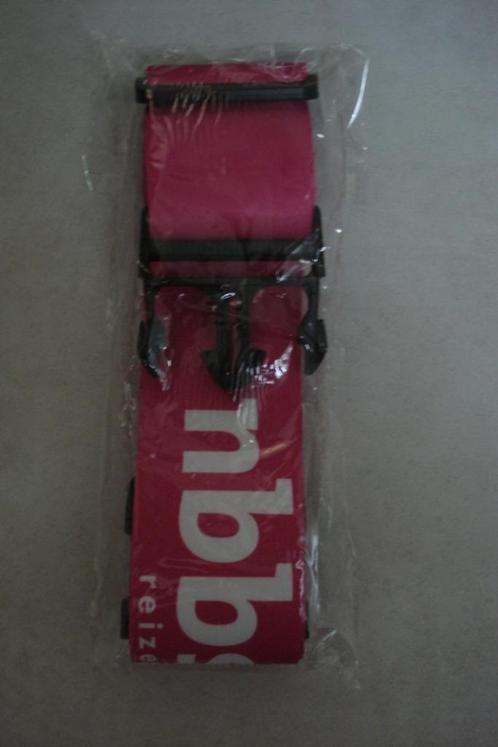 Nieuw in verpakking roze nylon kofferriem 180 cm koffer riem, Sieraden, Tassen en Uiterlijk, Koffers, Nieuw, Zacht kunststof, Ophalen of Verzenden