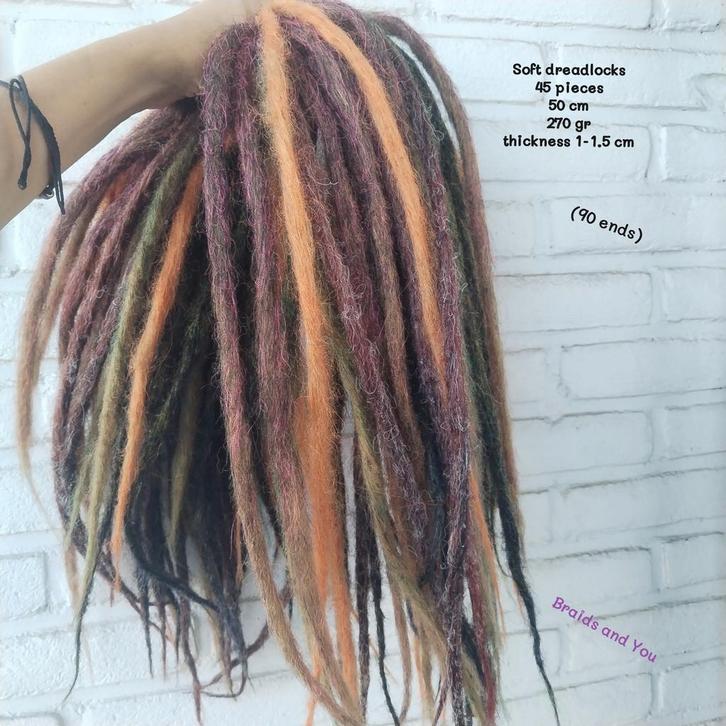 Dreads, Soft-De-dreadlocks, neiuwe, Sieraden, Tassen en Uiterlijk, Uiterlijk | Haarverzorging, Zo goed als nieuw, Pruik of Haarverlenging