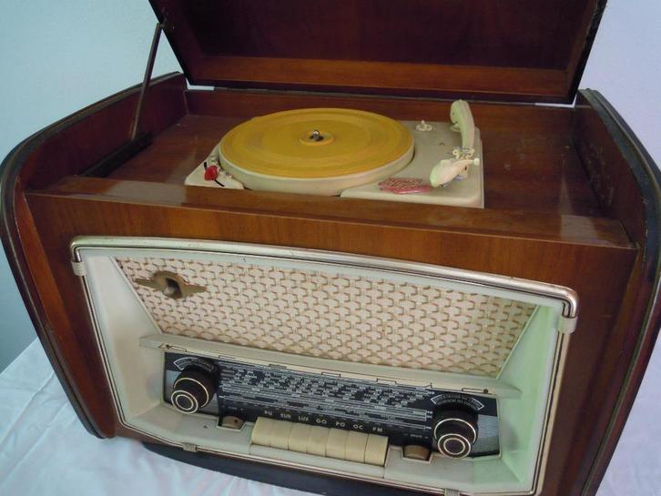 Oceanic Polaris buizenradio / platenspeler, Antiek en Kunst, Antiek | Tv's en Audio, Ophalen