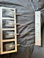 Hanglamp met melkglas kapjes, Ophalen of Verzenden, Zo goed als nieuw