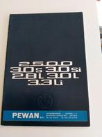 BMW E3 2500 2800 3.0 L Li S Si 3.3 Li folder, Ophalen of Verzenden, Zo goed als nieuw, BMW