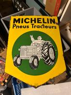 Emaillebord reclame Michelin tractor, Ophalen of Verzenden, Zo goed als nieuw, Overige formaten