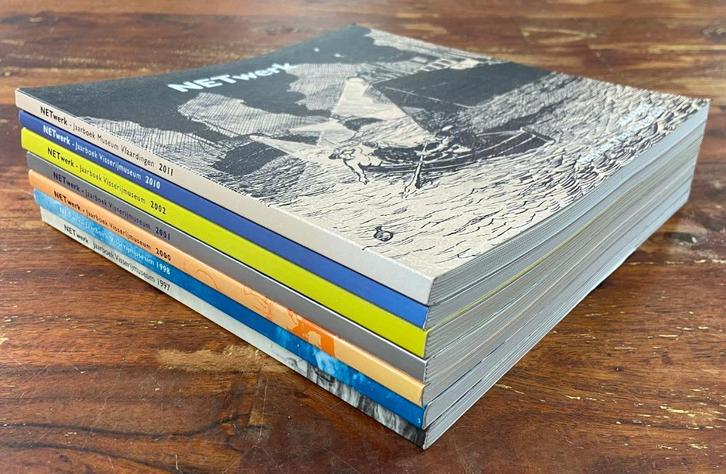 7 stuks Netwerk jaarboeken Visserijmuseum, Boeken, Overige Boeken, Gelezen, Ophalen of Verzenden