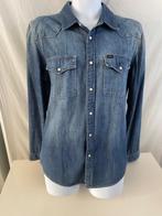 Vintage Lee Western denim overhemd – Kansas 1889 – Maat L, Kleding | Heren, Overhemden, Blauw, Ophalen of Verzenden, Zo goed als nieuw