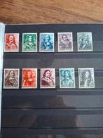 Postzegels 1942-1943 Zeehelden 412-421, Ophalen of Verzenden