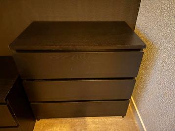 Zwarte malm ikea kast - afbeelding 3