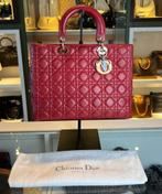 Lady Dior Large Tote Bag rood / jaartal 2013 met dustbag, Ophalen, Gebruikt, Rood, Shopper