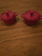 Staub mini La Cocotta, Huis en Inrichting, Keuken | Potten en Pannen, Ophalen of Verzenden, Zo goed als nieuw, Gietijzer, Koekenpan of Braadpan