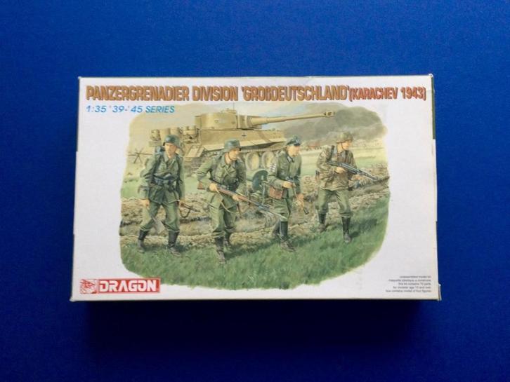 dragon 6124 Panzergrenadier Div 'Großdeutschland' '43 1/35, Hobby en Vrije tijd, Modelbouw | Figuren en Diorama's, Nieuw, 1:35 tot 1:50