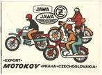 Jawa CZ motor kleurboek reclame kind (7588z), Motoren, Ophalen of Verzenden, Overige merken