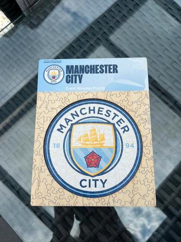 Manchester City wooden jigsaw Puzzel beschikbaar voor biedingen