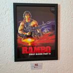 Rambo First Blood Part 2 ingelijste Poster 30*40cm, Verzamelen, Posters, Rechthoekig Staand, Met lijst, Nieuw, Ophalen of Verzenden