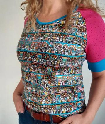 Vrolijk dames shirt maat 38 nieuw beschikbaar voor biedingen