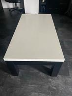 Zwart/wit hoogglans salontafel - 127x66cm, Huis en Inrichting, Tafels | Salontafels, Ophalen, Kunststof, Gebruikt, 100 tot 150 cm