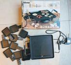 Kleine tafelbakplaat 26x26 cm met gourmetpannetjes, Ophalen, Zo goed als nieuw, Tafelgrill