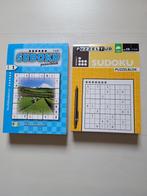 2x sudoku puzzelblok,  nieuw, Ophalen of Verzenden, Nieuw, Puzzelboek