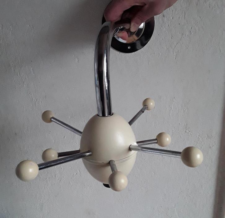 Retro Wandkapstok - Atomic Design, Huis en Inrichting, Woonaccessoires | Kapstokken, Gebruikt, Wandkapstok, Minder dan 100 cm