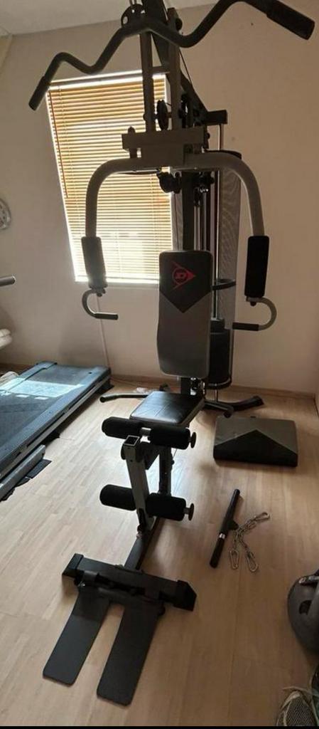 Krachtstation Dunlop 7300, Sport en Fitness, Fitnessapparatuur, Zo goed als nieuw, Krachtstation, Metaal, Ophalen