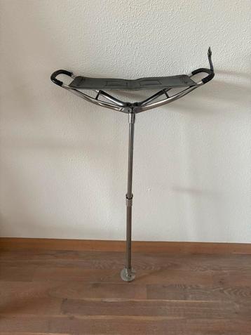 Wandelstok / Zitstok. Vintage. Leer. Verstelbaar. Shotover beschikbaar voor biedingen