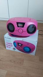 Roze Radio/CD Speler - Bigben, Audio, Tv en Foto, Radio's, Ophalen, Zo goed als nieuw, Radio, Met cd-speler