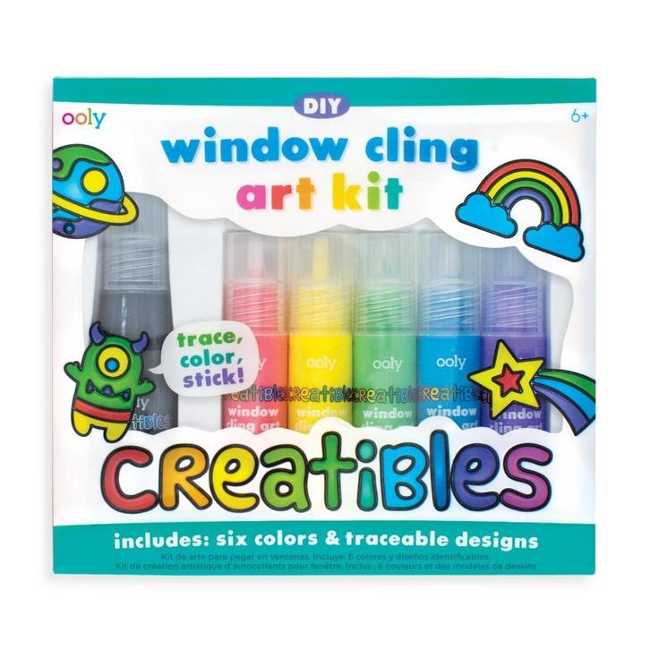 Creatibles D.I.Y. Window Cling Art Kit - 8 PC Set, Hobby en Vrije tijd, Knutselen, Nieuw, Materiaal, Ophalen of Verzenden