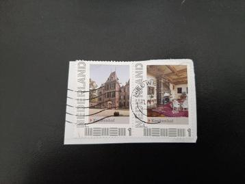 persoonlijke postzegels, Keukenhof, paartje op briefstuk, ge beschikbaar voor biedingen