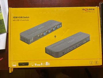 Delock HDMI KVM Switch 4K 60Hz met USB 3.0 en Audio beschikbaar voor biedingen