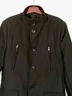 i677 Lange nette jas maat S=46 trenchcoat tussenjas zwart, Kleding | Heren, Jassen | Winter, Zwart, Ophalen of Verzenden, Zo goed als nieuw