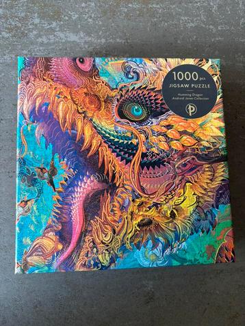 Paperblanks jigsaw puzzel, humming dragon,1000 stukjes beschikbaar voor biedingen