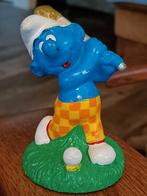 Grote vintage golfsmurf. 1988. Peyo. Retro., Ophalen, Gebruikt