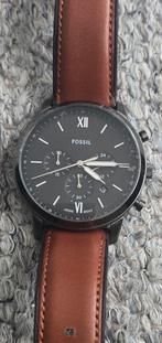 Nieuwe Fossil Neutra Herenhorloge, Overige merken, Leer, Staal, Polshorloge