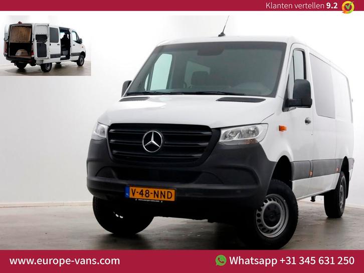 Mercedes-Benz Sprinter 316 CDI 163pk L2H1 D.C. 4x4 ZG3 Airco, Auto's, Bestelauto's, Bedrijf, Te koop, 4x4, ABS, Achteruitrijcamera