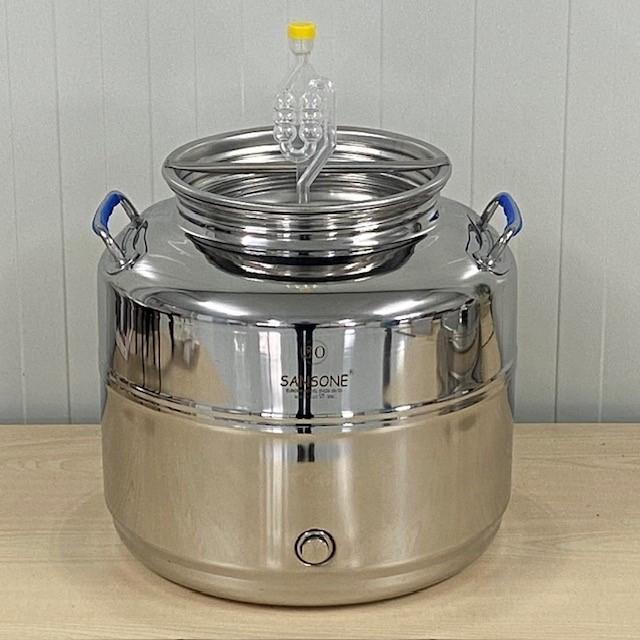 Brouwvaten,  roestvrijstaal van 10 t/m 100 liter Sansone, Hobby en Vrije tijd, Overige Hobby en Vrije tijd, Nieuw, Ophalen of Verzenden