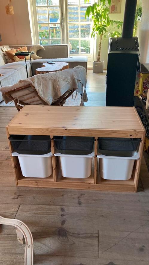 IKEA trofast speelgoed kast beuken, Kinderen en Baby's, Kinderkamer | Overige Meubels, Zo goed als nieuw, Kast, Ophalen