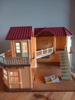 Sylvanian families inklapbaar landhuis/ twee plafondlampen, Kinderen en Baby's, Speelgoed | Poppenhuizen, Ophalen of Verzenden