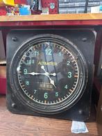 Metalen wandklok, Ophalen, Gebruikt, Analoog, Wandklok
