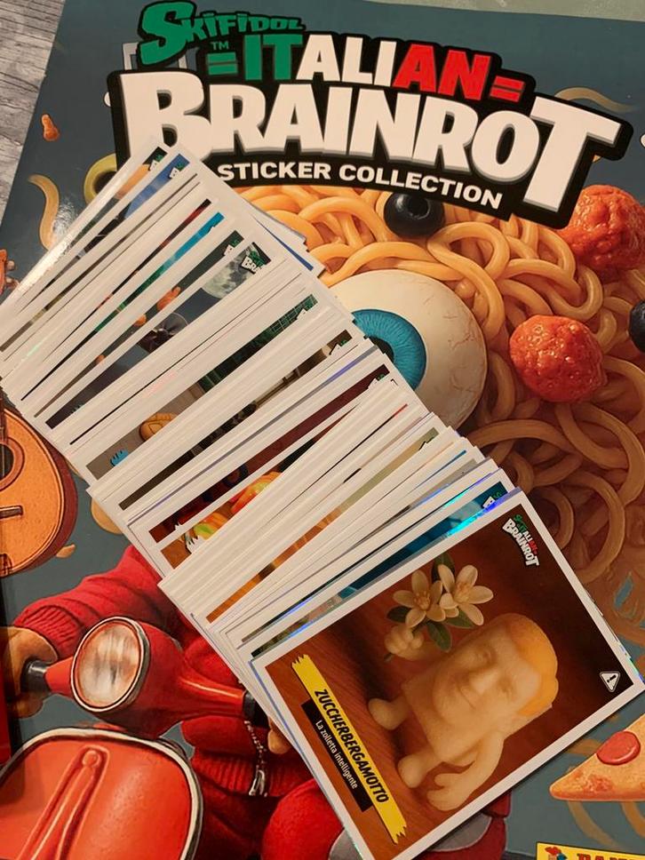 Italian Brainrot Panini Stickers RUILEN, Hobby en Vrije tijd, Gezelschapsspellen | Overige, Nieuw, Ophalen of Verzenden