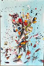 Gena G.- Bloemen- Handgeschilderd- Uniek, Ophalen of Verzenden