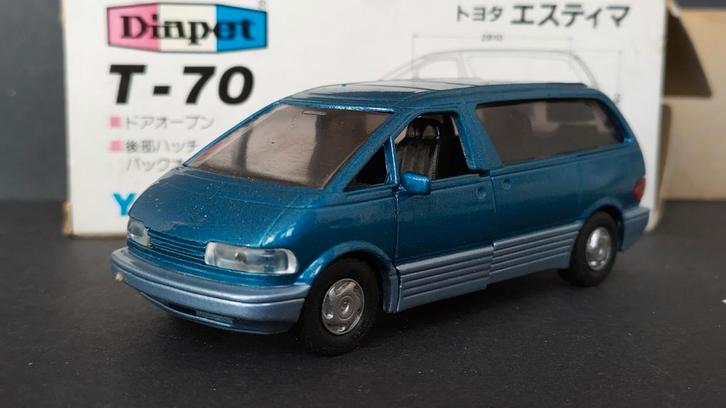 Toyota Previa 1:43 Diapet Yonezawa Japan Pol, Hobby en Vrije tijd, Modelauto's | 1:43, Nieuw, Auto, Overige merken, Ophalen of Verzenden