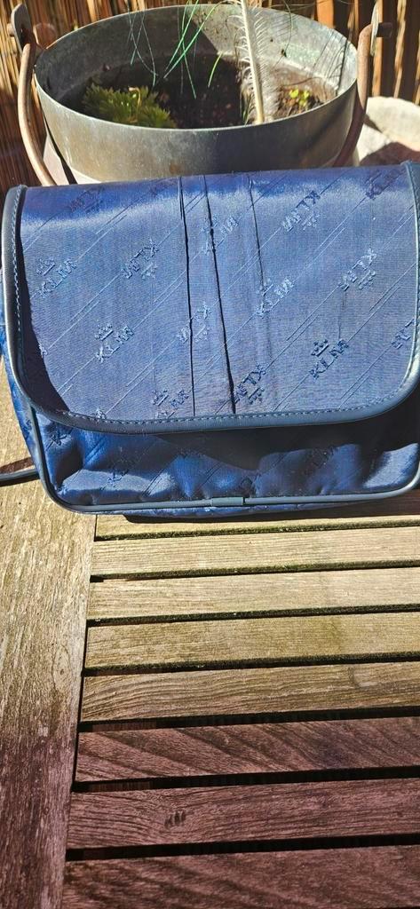 Vintage KLM tasje, Verzamelen, Luchtvaart en Vliegtuigspotten, Zo goed als nieuw, Overige typen, Ophalen of Verzenden