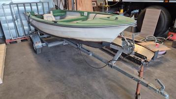 boot electrisch consoleboot met trailer, stoelen beschikbaar voor biedingen
