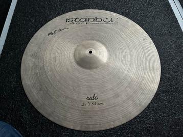 Istanbul traditional 15” hihat & Mel Lewis 21” ride beschikbaar voor biedingen