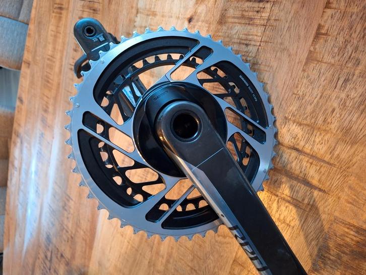 Sram red gxp crank 172.5 powermeter stages 50/37, Fietsen en Brommers, Fietsonderdelen, Zo goed als nieuw, Racefiets, Crankstel of Pedalen