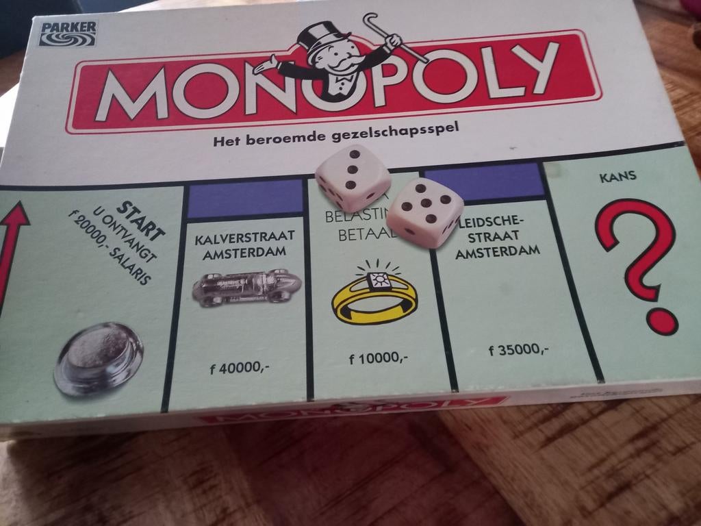 Monopoly spel ., Hobby en Vrije tijd, Gezelschapsspellen | Bordspellen, Ophalen of Verzenden