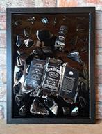 Jack Daniels fles verwerkt in een lijst met Epoxy, Antiek en Kunst, Kunst | Schilderijen | Modern, Ophalen of Verzenden